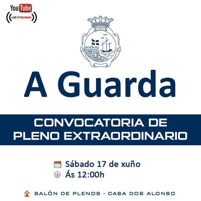 Pleno extraordinario este sbado 17 de junio en A Guarda