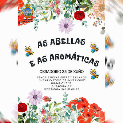 ltimos das para inscribirse en el taller -As abellas e as aromticas-