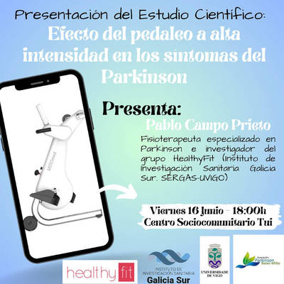Tui acoge la presentacin del estudio -Efecto del pedaleo a alta intensidad en los sntomas del Prkinson-
