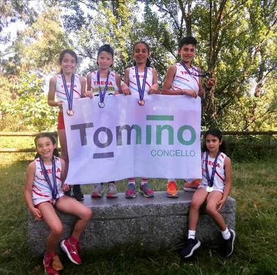 7 medallas para el Atletismo Trega en el XVI Campeonato Xunta de Galicia Sub10 - sub12 en pista al aire libre