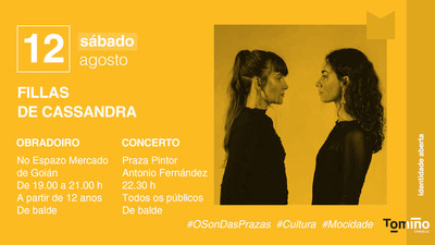 Fillas de Cassandra desembarca en Tomio con un taller y un concierto con los que conectar presente y pasado