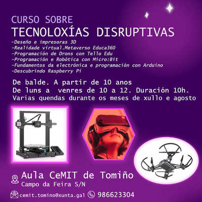 El Aula CeMIT acerca las ltimas innovaciones tecnolgicas a la juventud tomiesa