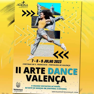 Festival Internacional Arte Dance de 7 a 9 de Julho em Valena