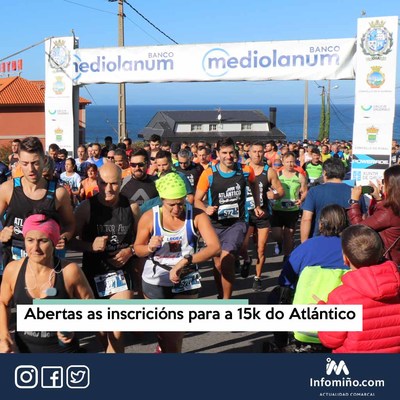 Abertas as inscricins para a 15k do Atlntico