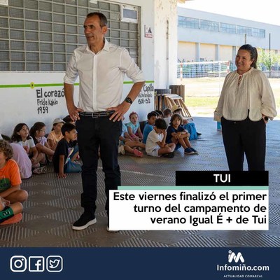 Este viernes finaliz el primer turno del campamento de verano Igual  + de Tui