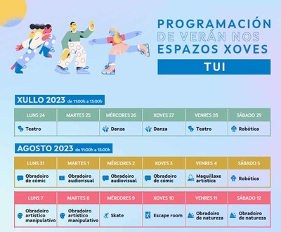 Programacin de vern no Espazo Xove de Tui