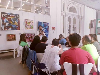 Exposicin de obras en favor de FoGaReS SaNXe