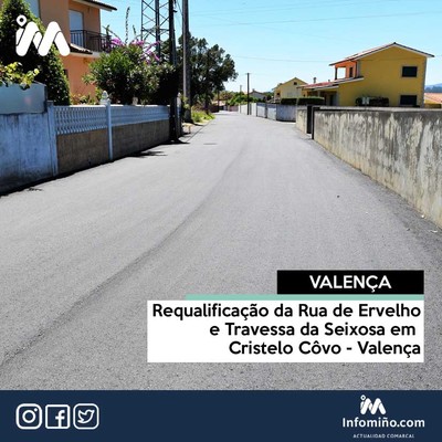 Requalificaao da Rua de Ervelho e Travessa da Seixosa em Cristelo Cvo - Valena