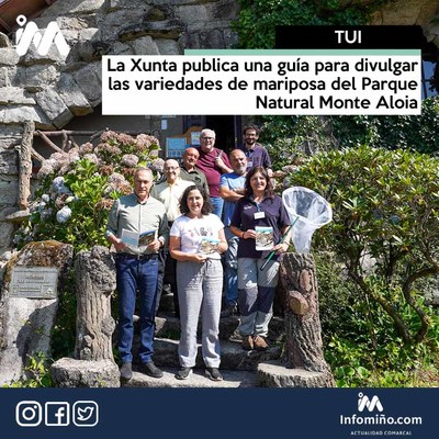 La Xunta publica una gua para divulgar las variedades de mariposa del Parque Natural Monte Aloia
