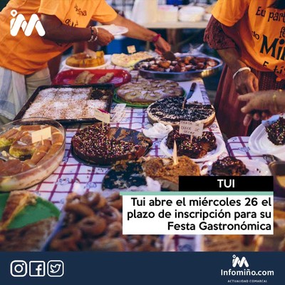 Abierto el plazo de inscripcin para la Festa Gastronmica de Tui
