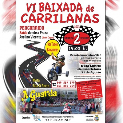 A Guarda acoge la VI Baixada de Carrilanas el sbado 2 de septiembre