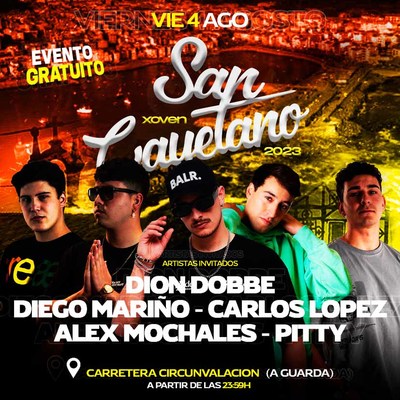 San Cayetano Xoven llega a A Guarda el 4 y 5 de agosto