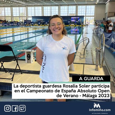 La deportista guardesa Rosala Soler participa en el Campeonato de Espaa Absoluto Open de Verano - Mlaga 2023