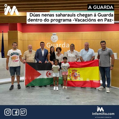 Das nenas saharaus chegan  Guarda dentro do programa -Vacacins en Paz-