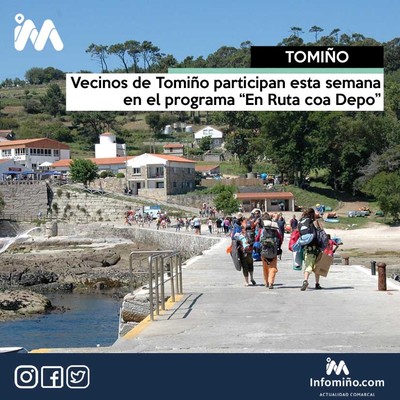 Vecinos de Tomio participan esta semana en el programa -En Ruta coa Depo-