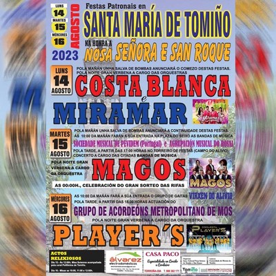 Fiestas en Santa Mara de Tomio en honor a Nuestra Seora y San Roque