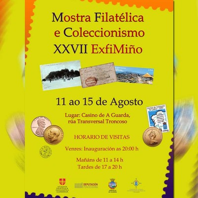 A Guarda acoge la XVII Mostra Filatlica e de Coleccionismo ExfiMio