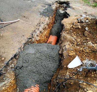 Comezan as obras de mellora da rede de saneamento en Vilachn