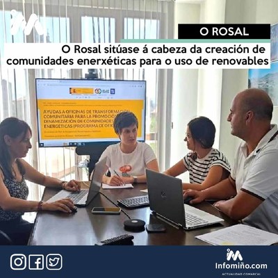 O Rosal sitase  cabeza da creacin de comunidades enerxticas para o uso de renovables