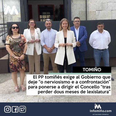 El PP tomis exige al Gobierno que deje -o nerviosismo e a confrontacin- para ponerse a dirigir el Concello -tras perder dous meses de lexislatura-