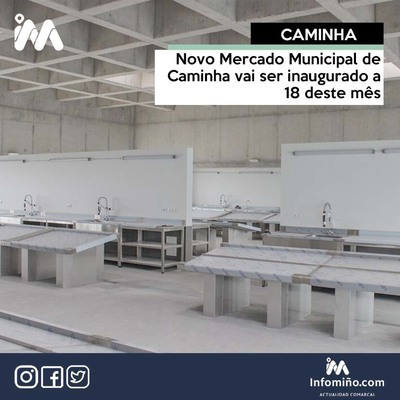 Novo Mercado Municipal de Caminha vai ser inaugurado a 18 deste ms