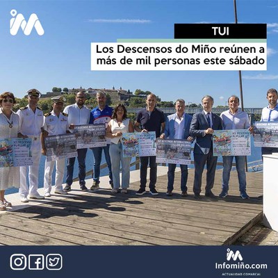 Los Descensos do Mio renen a ms de mil personas este sbado en Tui