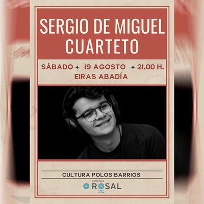 El pianista Sergio de Miguel y su cuarteto de jazz llegan este sbado a O Rosal