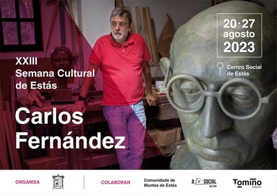El escultor goians Carlos Fernndez inaugura una exposicin en la XXIII Semana Cultural de Ests