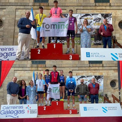 Atletismo Trega se lleva una lluvia de medallas en el Campeonato Autonmico de ruta