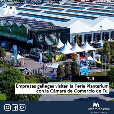 Empresas gallegas visitan la Feria Plantarium con la Cmara de Comercio de Tui