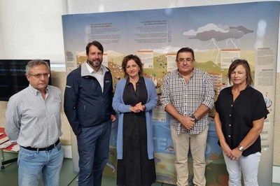A exposicin itinerante da Xunta na rea transfronteiriza para concienciar sobre a influencia do cambio climtico nas emerxencias pecha en Tomio o seu percorrido polo territorio galego