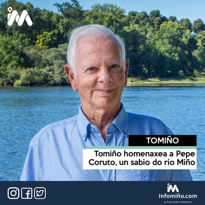 Tomio homenaxea a Pepe Coruto, un sabio do ro Mio