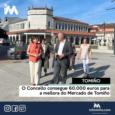 O Concello consegue 60.000 euros para a mellora do Mercado de Tomio