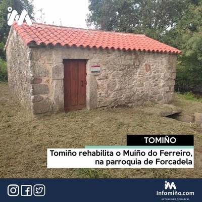 Tomio rehabilita o Muo do Ferreiro, na parroquia de Forcadela