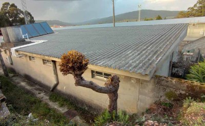 O Rosal mellora a eficiencia enerxtica do campo de ftbol da Mata co cambio da cuberta dos vestiarios