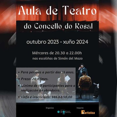 A Aula de Teatro do Rosal levanta o pano do novo curso 