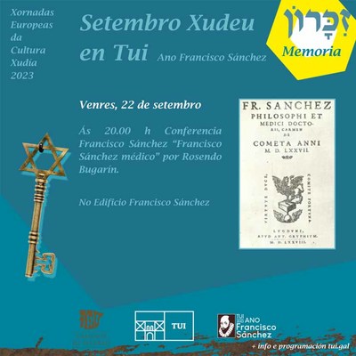 Conferencia sobre -Francisco Snchez mdico- a cargo de Rosendo Bugarn
