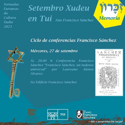 O mrcores derradeira conferencia sobre Francisco Snchez a cargo de Laureano Alonso