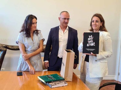 Cerveira recebeu visita da Eurodeputada socialista Isabel Carvalhais
