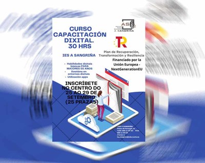 Curso de capacitacin dixital bsica no IES A Sangria da Guarda