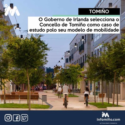 O Goberno de Irlanda selecciona o Concello de Tomio como caso de estudo polo seu modelo de mobilidade