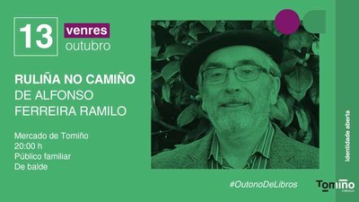 Alfonso Ferreira esperta o amor polo Camio de Santiago entre a cativada no -Outono de libros- de Tomio