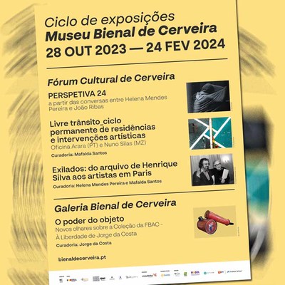 Segundo Ciclo Expositivo del Museo Bienal de Cerveira presenta 4 exposiciones, una de ellas en colaboracin con Joao Ribas