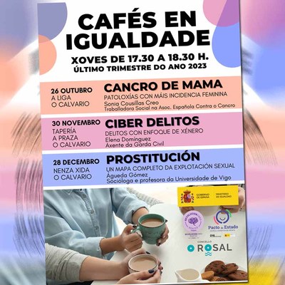 O Rosal cierra el ao con tres nuevos cafs por la igualdad