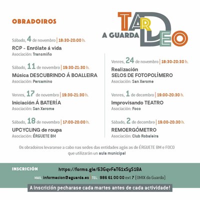 La OMIX de A Guarda presenta el programa -Tardeo-