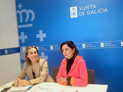 Presentacin del Polgono Agroindustrial Transfronterizo de Tomio a la Consellera de Infraestruturas