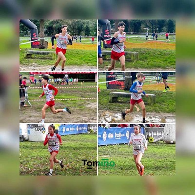 Nuevos xitos de los deportistas de Atletismo Trega en la 6 edicin del Cross Nacional Ponte Romana (Lugo)