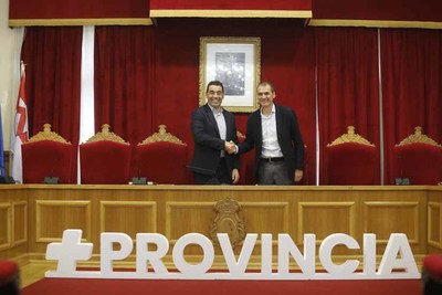 Luis Lpez destaca a cooperacin entre a Deputacin e o Concello de Tui para investir un milln de euros na primeira fase da humanizacin do Paseo da Corredoira