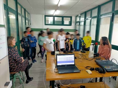 Homenaxe  deportista Estela Doiro no CEIP Manuel Rodrguez Sinde da Guarda