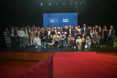 Cristina Soutelo, Mara Len y Pedro Vzquez recibieron ayer el Premio Deportista Tudense